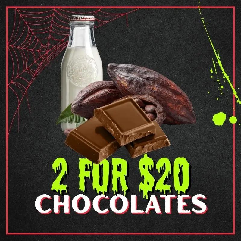 2 For $20 Chocolates - Cannabis deal image