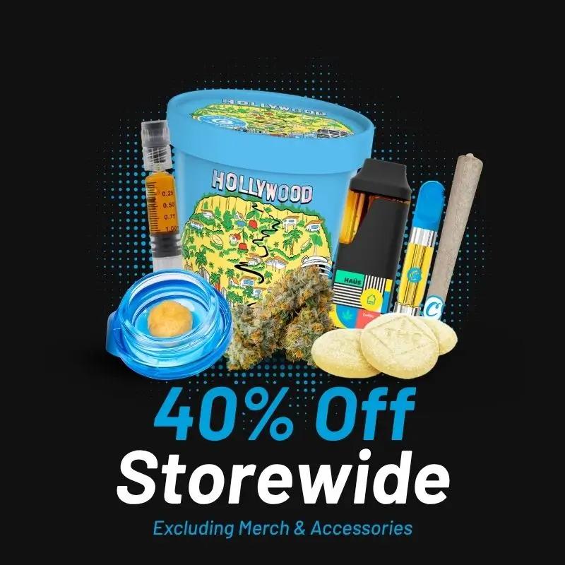 40% Off Storewide Excluding Merch & Accessories