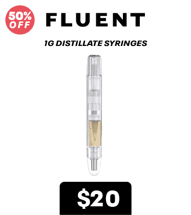 50% Off 1g Distillate Syringes for $20 - Cannabis deal image