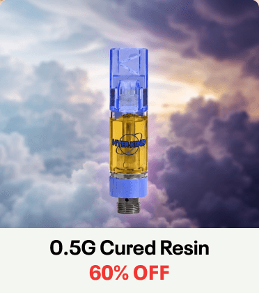 60% Off 0.5G Cured Resin Vape - Cannabis deal image