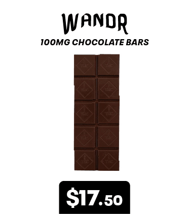 100mg Chocolate Bars for $17.50