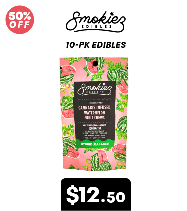 50% Off 10-Pk Edibles for $12.50 - Cannabis deal image