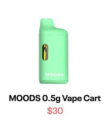 MOODS 0.5g Vape Cart for $30 - Cannabis deal image