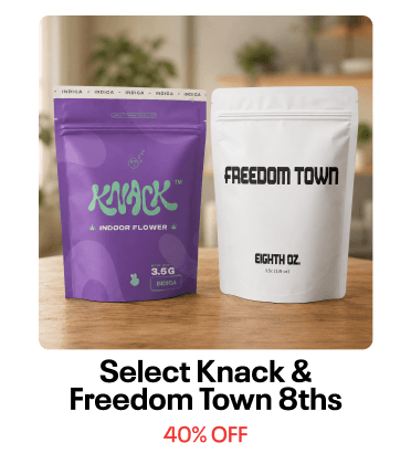 40% Off Select Knack & Freedom Town 8ths