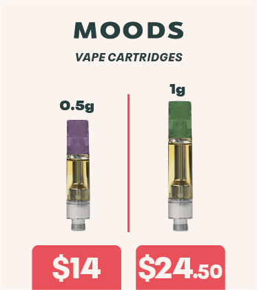 MOODS Vape Cartridges Deal