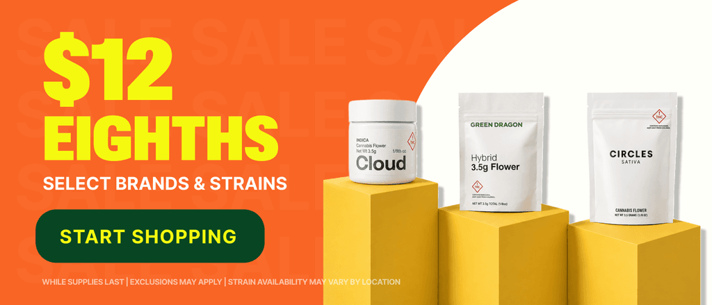 $12 Eighths & Select Brands Sale