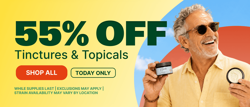55% Off Tinctures & Topicals Today Only