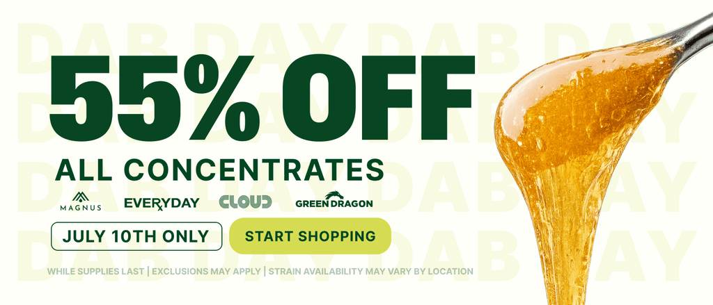 55% Off All Concentrates This July 10th - Cannabis deal image