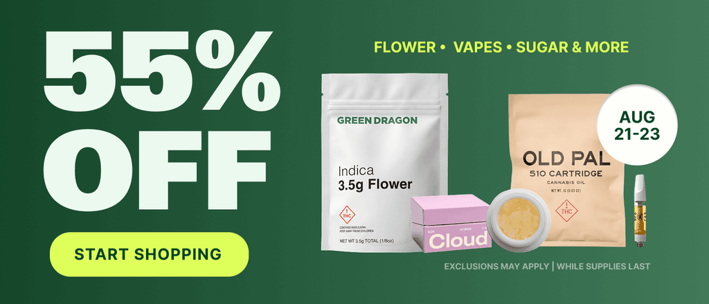 55% Off Select Cannabis Products