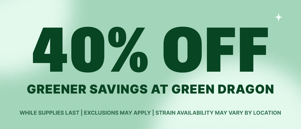 40% Off Greener Savings - Cannabis deal image