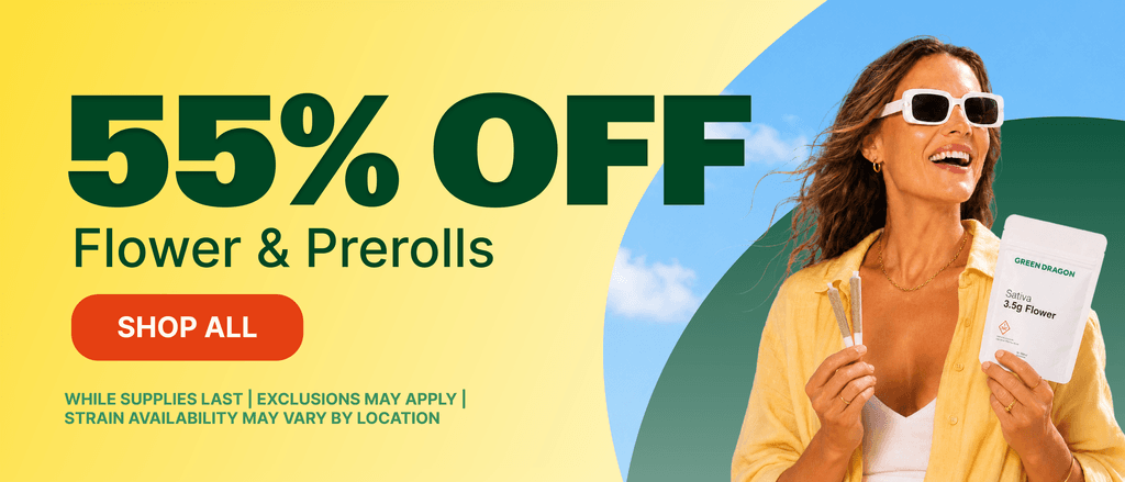 55% Off Flower & Prerolls