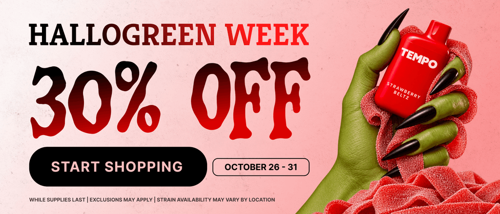 Hallogreen Week 30% Off - Cannabis deal image