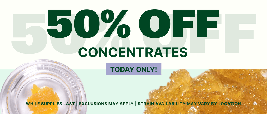 50% Off Concentrates Today Only!