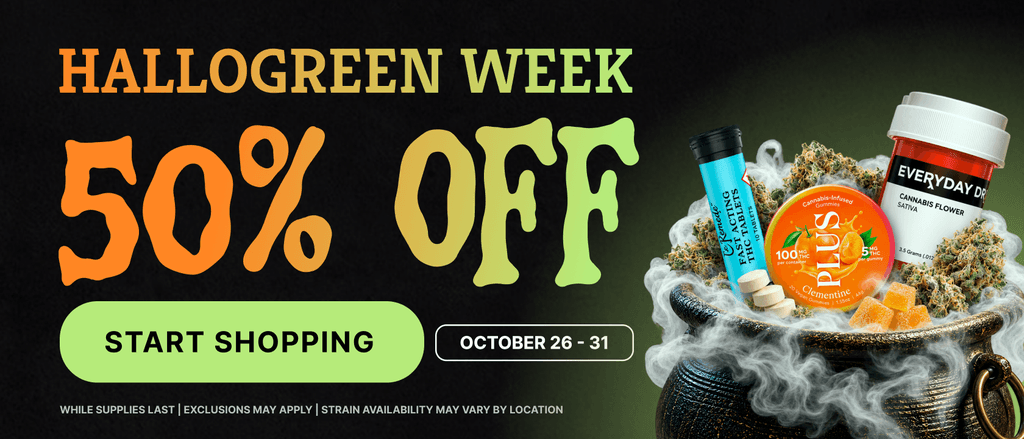 Hallogreen Week 50% Off - Cannabis deal image