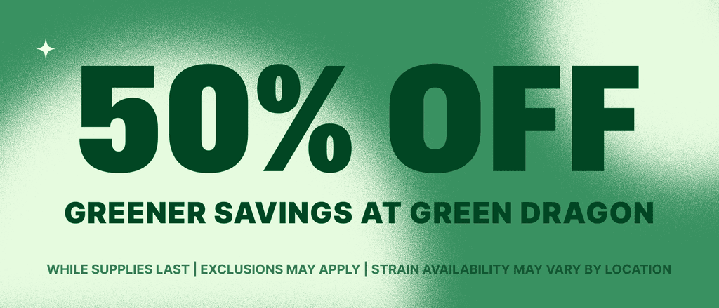 50% Off Greener Savings