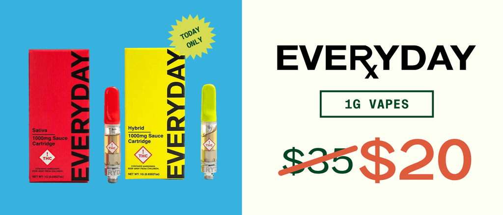 Today Only Special: 1g Vapes for $20