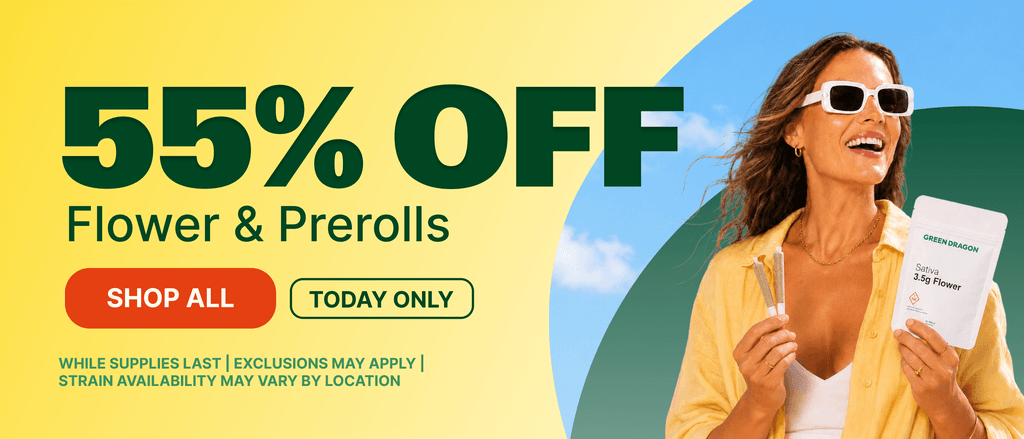 55% Off Flower & Prerolls Today Only