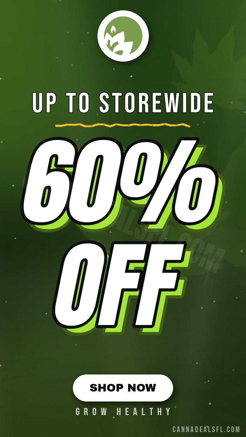 Up to 60% off Storewide!