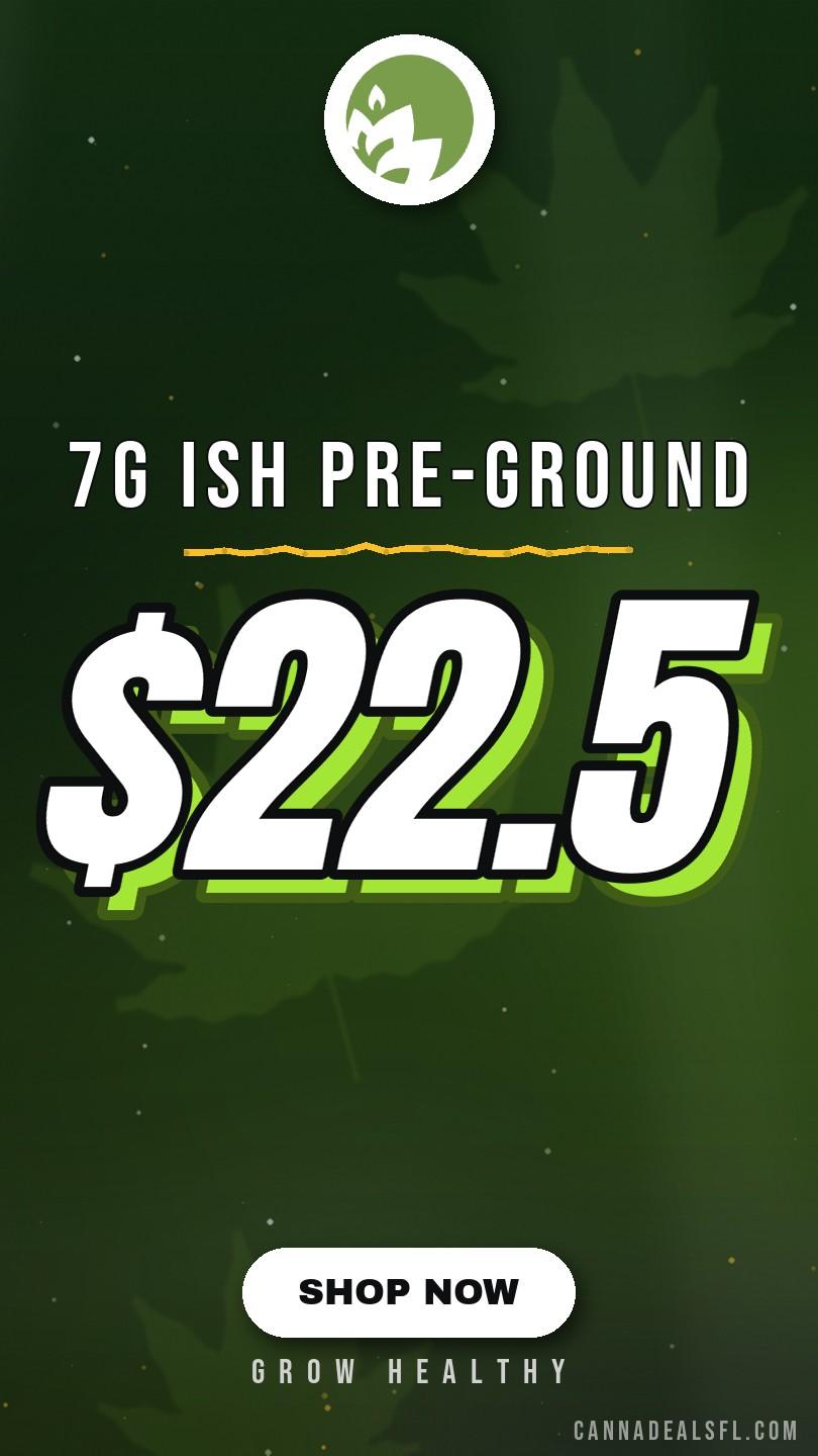 7g ISH Pre-ground $22.50 - Cannabis deal image