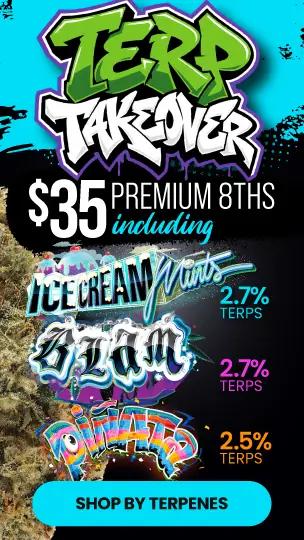 $35 Premium 8ths on Ice Cream Mints, Bzam, & G-Watts