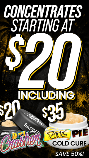 Concentrates Starting at $20, Save 50%