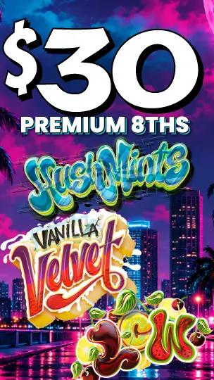 $30 Premium Eighths Featuring Top Shelf Strains - Cannabis deal image