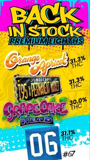 Premium Eighths Back In Stock