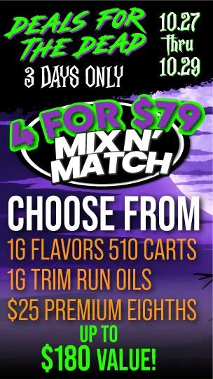 4 For $79 Mix N' Match Deals - Cannabis deal image