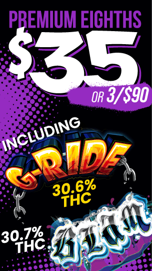 Premium Eighths $35 or 3/$90 - Cannabis deal image