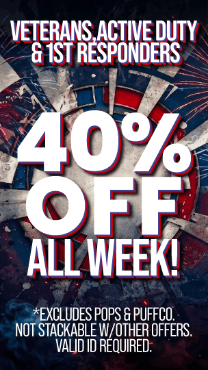 40% Off For Veterans All Week!