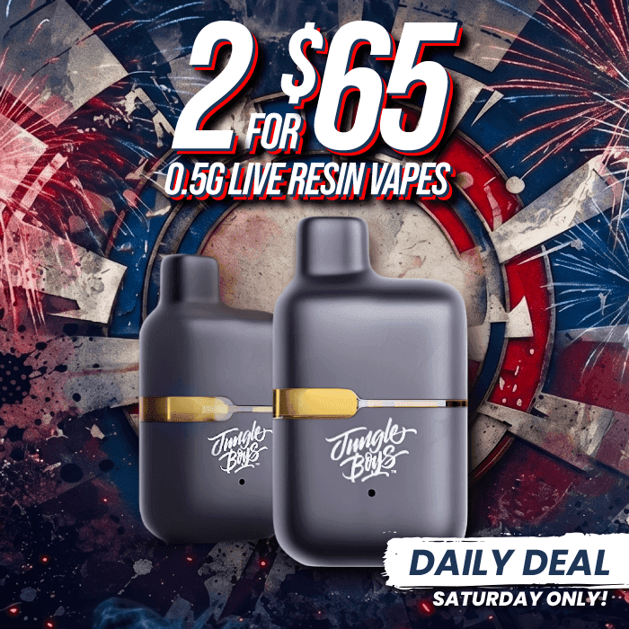 2 for $65 Live Resin Vapes