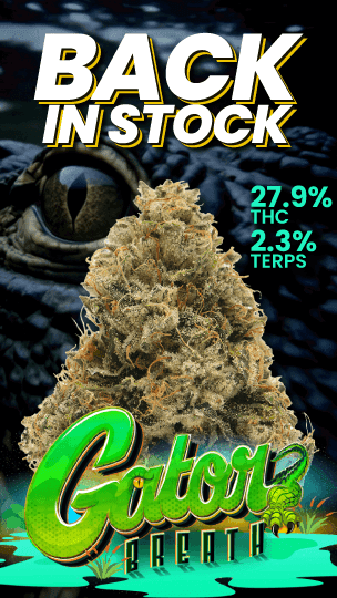 Gator Breath Back In Stock - Cannabis deal image