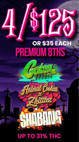 4 for $125 Premium Eighths - Cannabis deal image