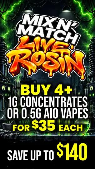 Mix N' Match Live Rosin Deal - Cannabis deal image