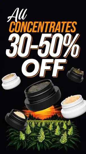 All Concentrates 30-50% Off