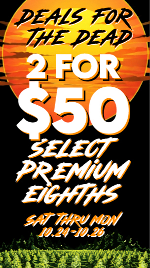 2 for $50 Select Premium Eighths - Cannabis deal image