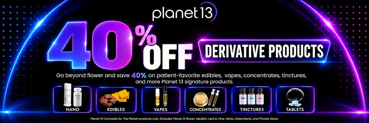 40% Off Derivative Products & More
