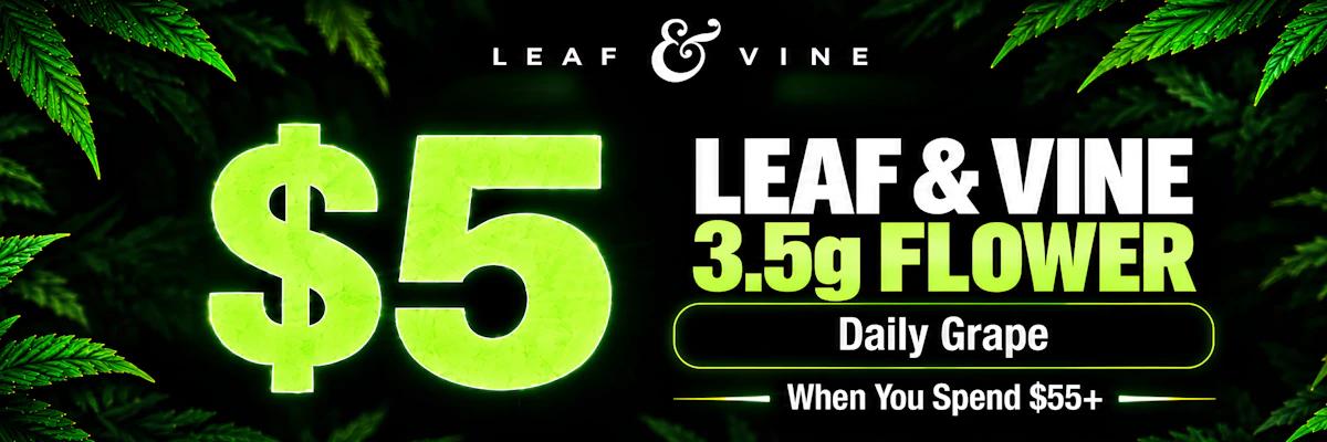 $5 Daily Grape Flower When You Spend $55+ - Cannabis deal image