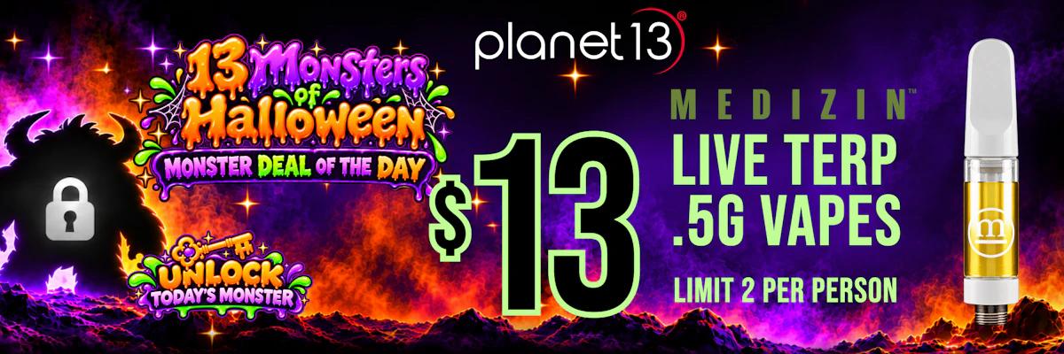 $13 Medizin Live Terp Vapes - Cannabis deal image