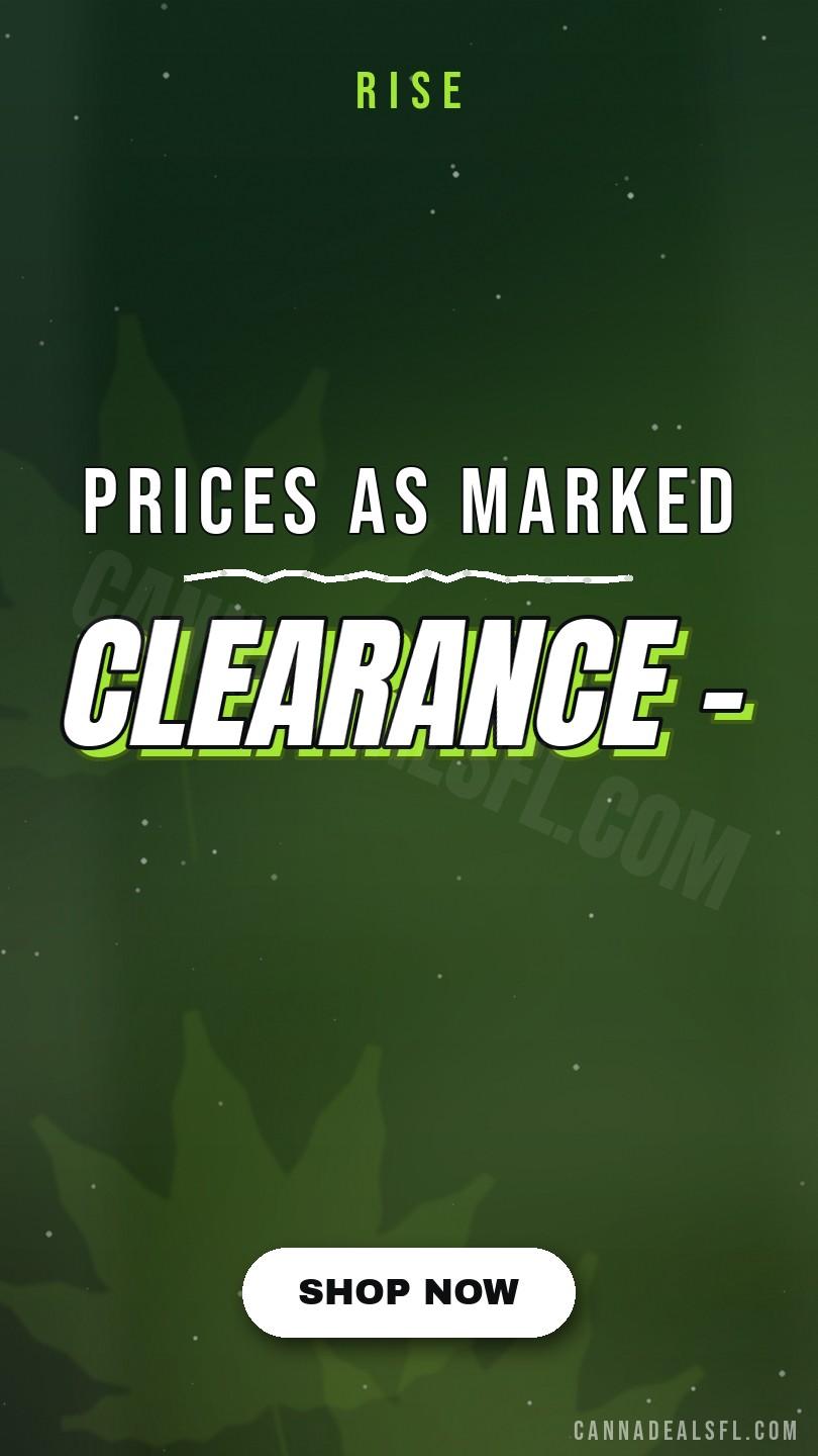 Clearance - Prices as Marked - Cannabis deal image