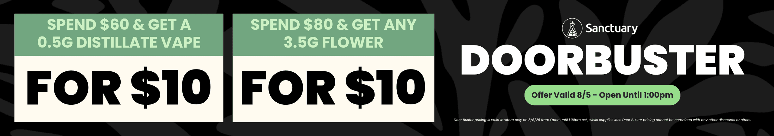 Door Busters: Spend & Get Deals