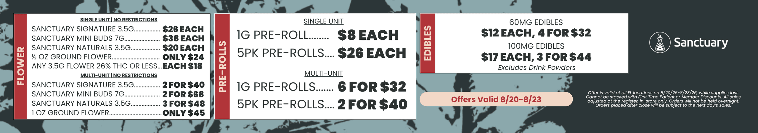 Flower, Pre-Rolls & Edibles Deals This Week