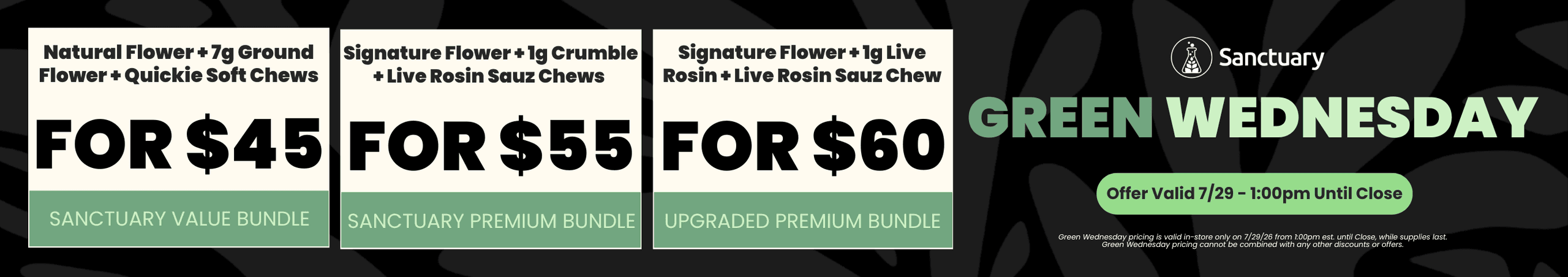 Green Wednesday Bundles & Specials