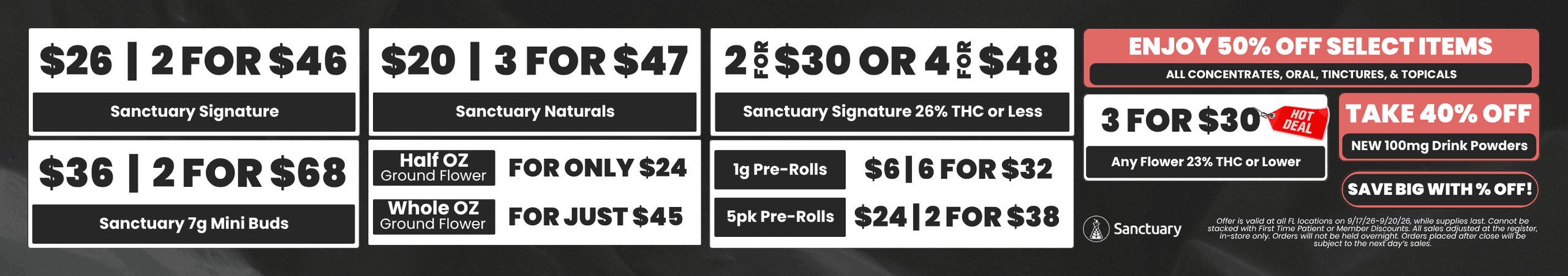 Mix & Match Deals on Flower, Pre-Rolls, and Select Items - Cannabis deal image