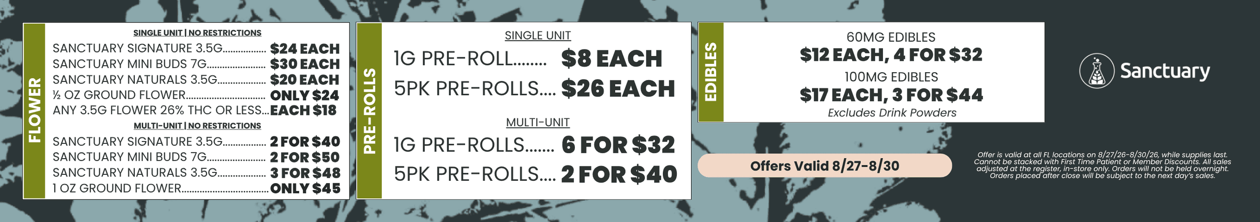 Flower, Pre-Rolls, and Edibles Deals - Cannabis deal image