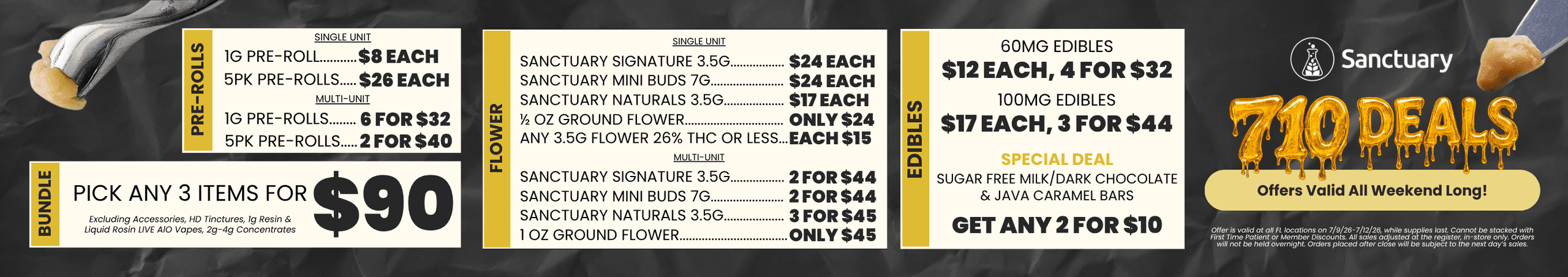 Bundle Deals & Weekend Promotions - Cannabis deal image