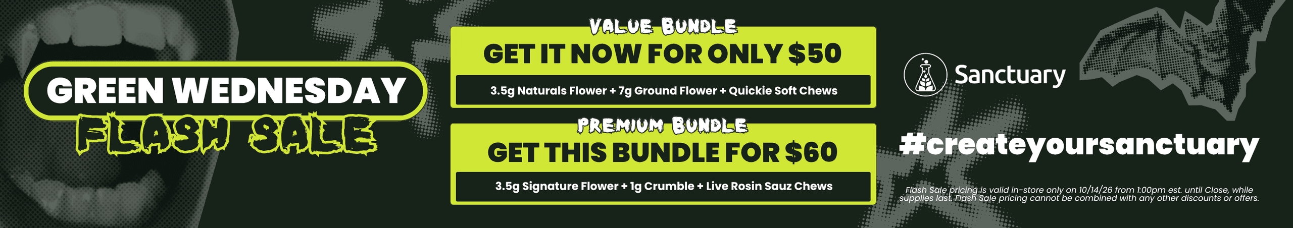 Green Wednesday Flash Sale Bundles