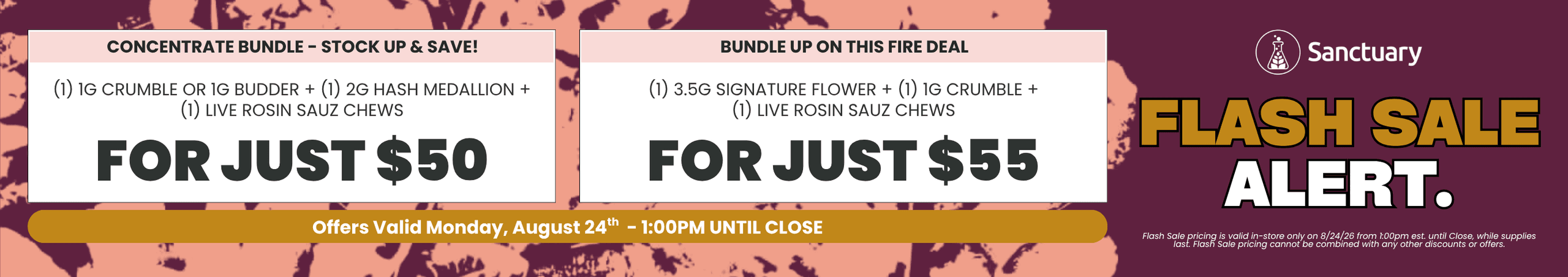 Concentrate & Flower Bundles For Sale