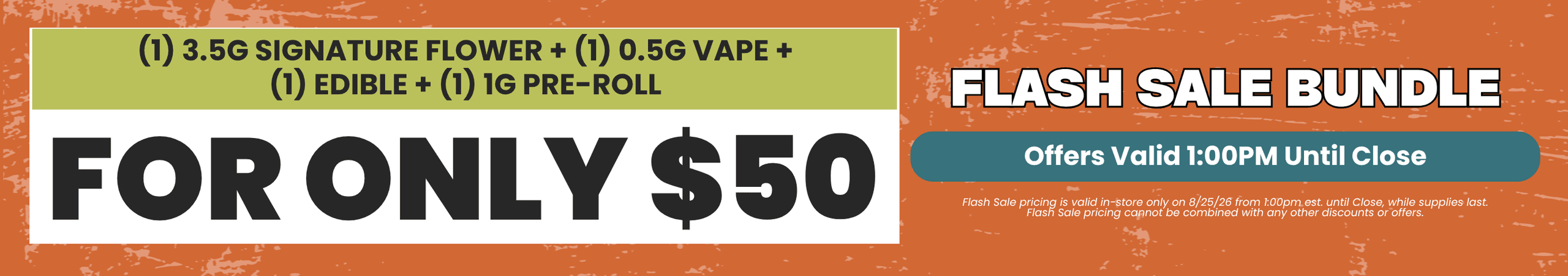 Flash Sale Bundle for Only $50