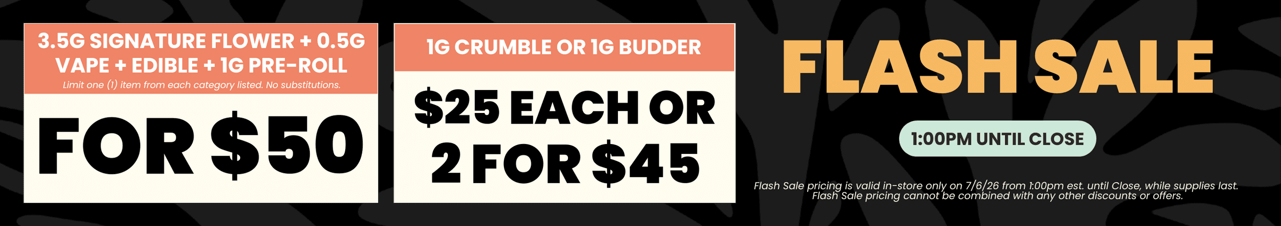 Flash Sale: Bundles & Concentrates